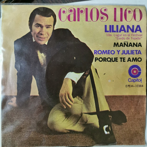Disco 45 Rpm: Carlos Lico- Liliana