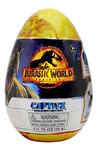 Jurassic World - Ovo Surpresa Com Slime - Série Dominion