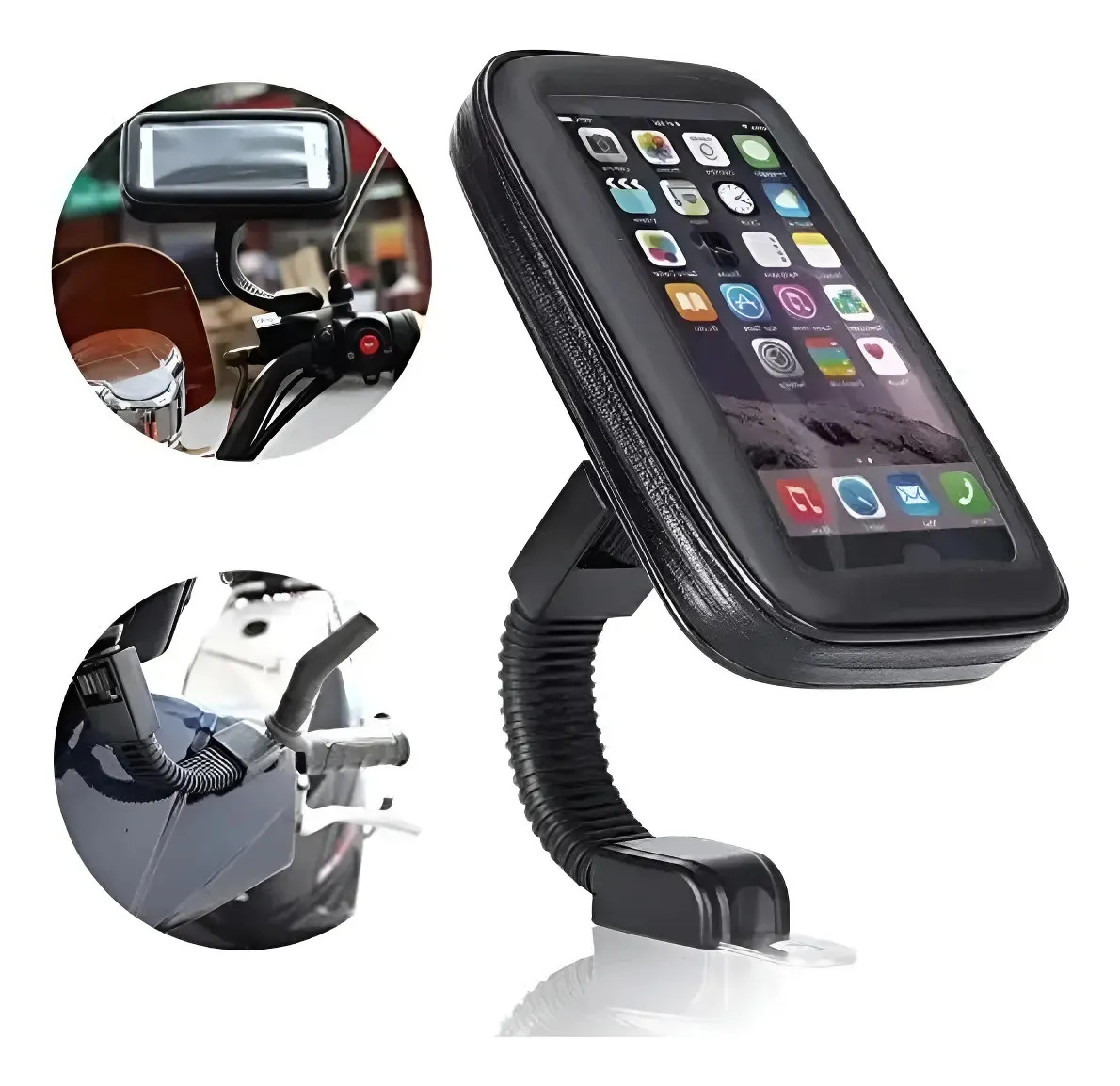Suporte Celular 5.5 Gps Moto Bike 360º Apoio Celular Top