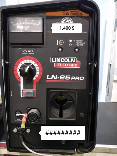 Alimentador Microwire Lincoln Electric Ln 25 Pro Maletica.