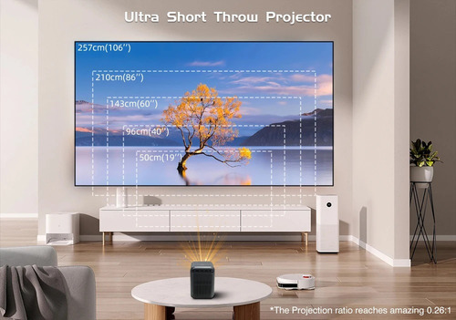 Mini Proyector Portátil 4k Wifi Android 10,280ansi 2+16gb