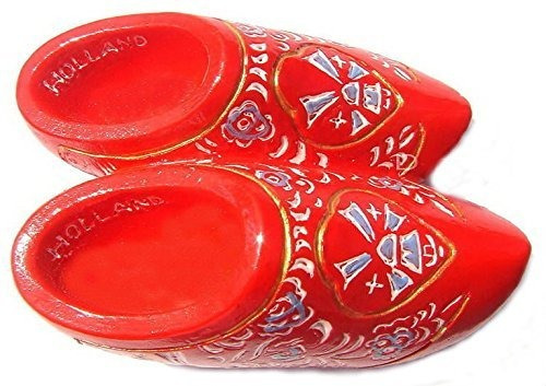 Iman Decorativo Zuecos De Holanda.zapatos De Madera Holandes 