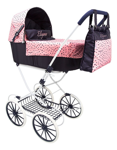 Coche Capota Elegance Para Muñecas Reborn Con Bolso Arias