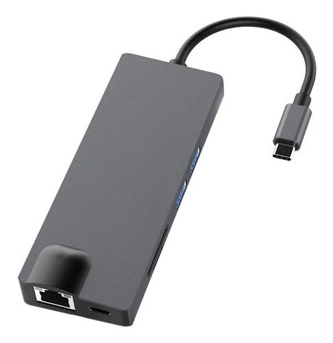 Hub Dock Thunderbolt Hdmi, Vga, Usb 3 Tipo C 8 Em 1
