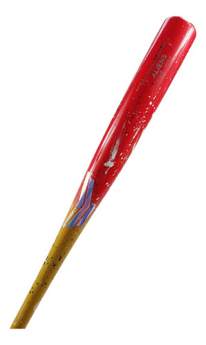 Bat De Beisbol Overfly Pro Elite Series 33.5 Alien5 Esp Red Color Red Paint