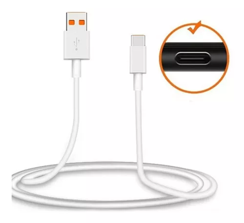 Cargador Rápido 33W Cable C Naranja Xiaomi Poco XIAOMI