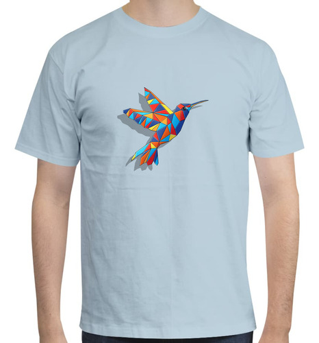 Playera Unisex Con Diseño De Colibri Mosaico