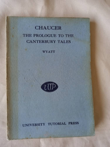 Book C - Chaucer - The Prologue To The Canterbury Tales