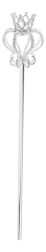 Cosplay Fairy Wands Alloy Pedrería Plateada Talla Única