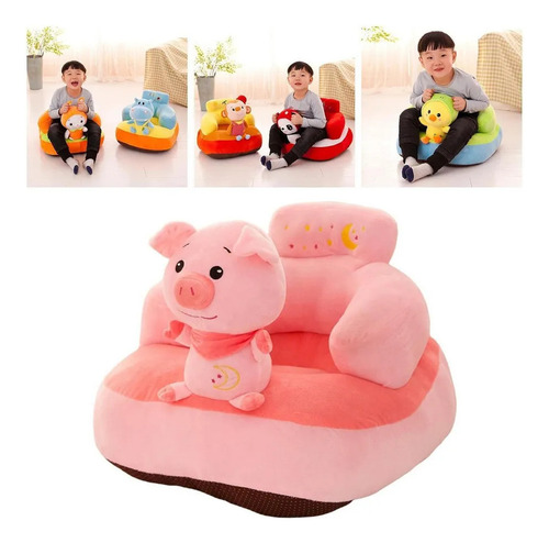 Funda De Asiento De Sofá Soft Pig Para Asiento Infantil