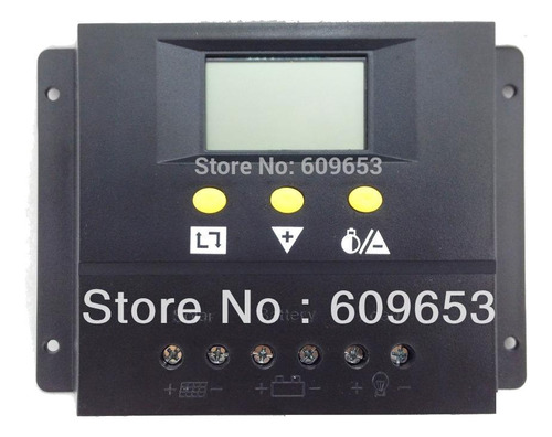 Controlador Carga Solar Pwm 80a Lcd 12v/24v