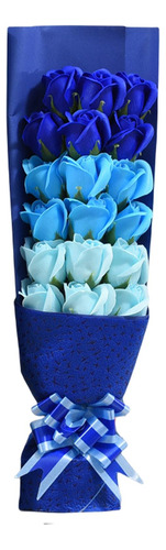 Ramo De Flores Niñas Jabón Rosas Ideas De Azul Degradado