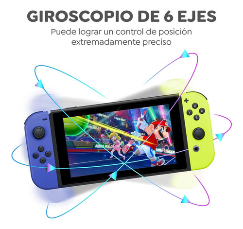 Set de control joystick inalámbrico Nintendo Switch Joy-Con (L)/(R) Neón azul y amarillo neón