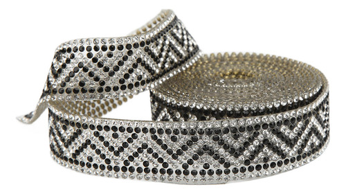 Corrente De Strass Diy Crafts Ribbon, 2 Jardas E 2 Cm De Lar