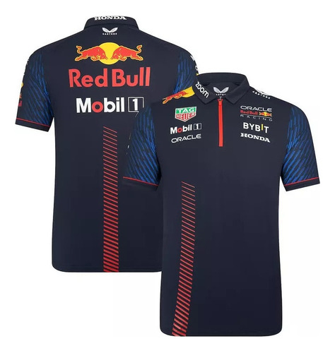 Nuevo Camiseta Checa Pérez De Fórmula 1 Red Bull Polo Team