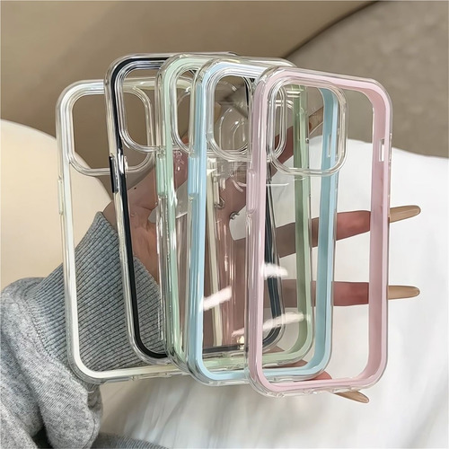Funda Transparente Con Diseño De Caramelos For iPhone 16 Se