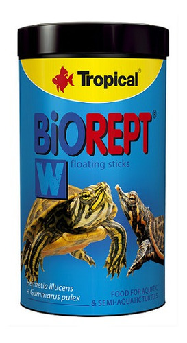 Biorept W 300g/1000ml Alimento Para Tartarugas Aquáticas