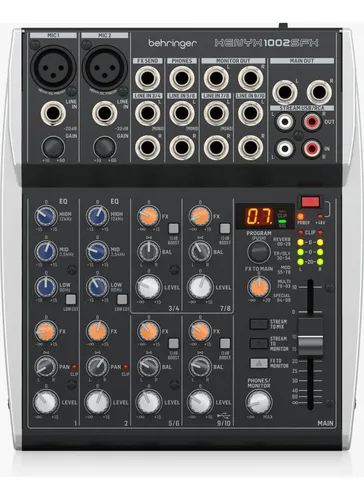 comprar Mesa Behringer Xenyx 1002sfx 10 Canais