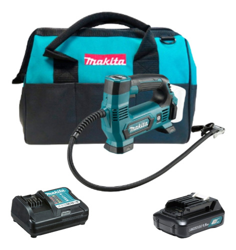 Compressor De Ar Makita Mp100dz Com Carreg Biv E Bat Bolsa