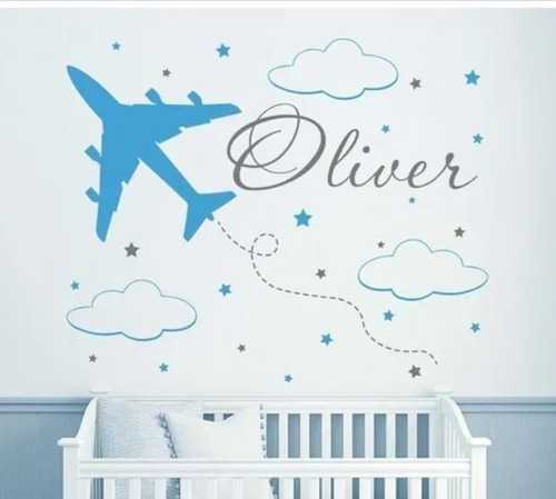 Decoración Cuarto De Niño O Bebé Aviones