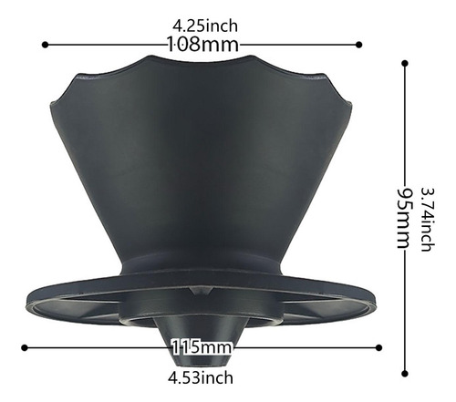 Gotero De Silicona Plegable Para Café, Reutilizable, Color
