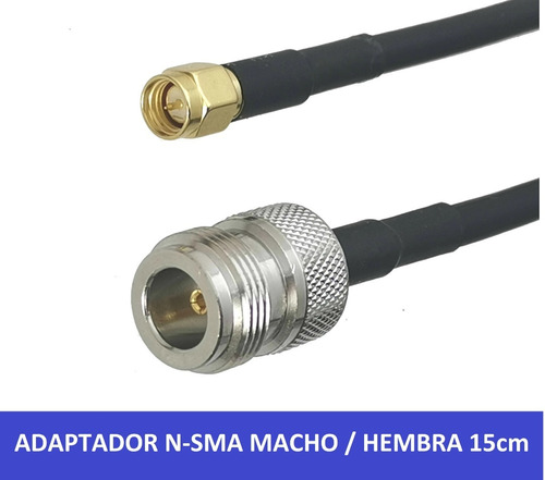 Adaptador  N Sma Macho / Hembra Rf Modem 4g/3g Antena