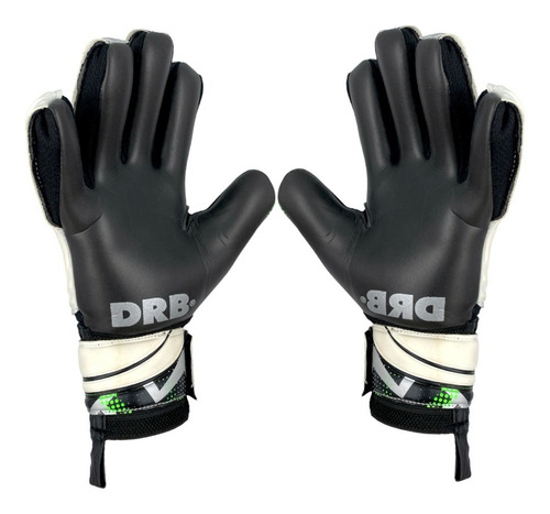 Imagen 4 de 10 de Guantes Arquero Portero Con Ferulas Drb Striker Latex Aleman
