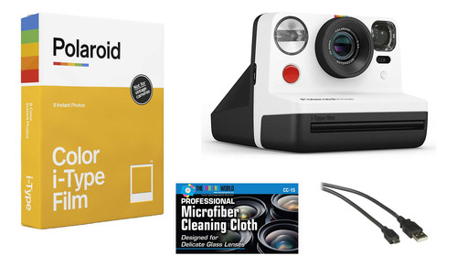 Imagen 1 de 1 de Polaroid Now I-type Camara Pelicula Instantanea Negro Blanco