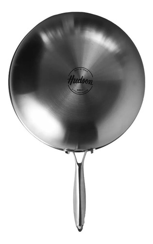 Imagen 4 de 7 de Wok Hudson Nro 30 Acero Inoxidable Profesional Inducción