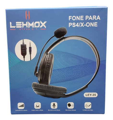 Imagem 5 de 9 de Headset Fone Gamer C/ Microfone Ps4 Xbox One Lehmox