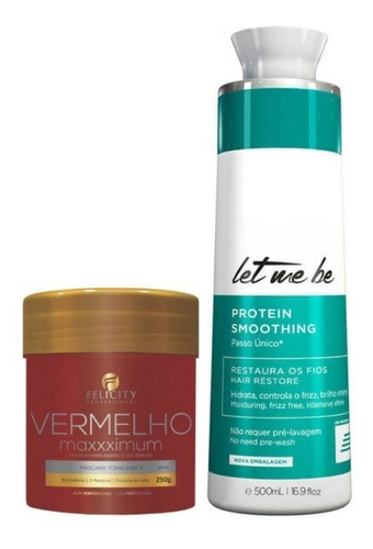 Como Ter Cabelos Lisos E Vermelhos Escorridos Let Me Be 500g