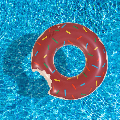 Anillo De Natación Grueso, Diámetro Exterior 75cm Café