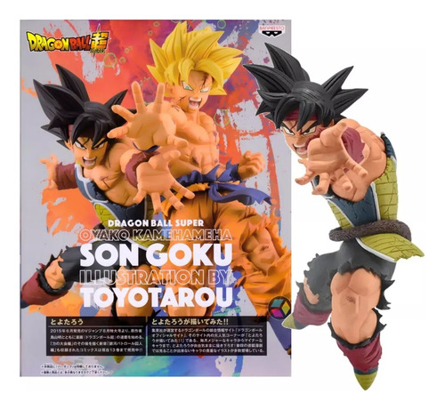 Son Goku Toyotarou / Bardock Bandana Con Caja 18 Cms