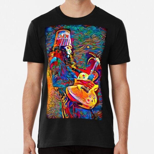 Remera Buckethead Rainbowaves Algodon Premium