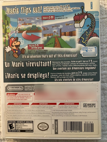 Super Paper Mario - Wii Impecable (Usado)