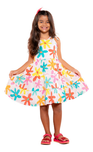 Vestido Infantil Menina Blogueirinha Festa Luxo Alça