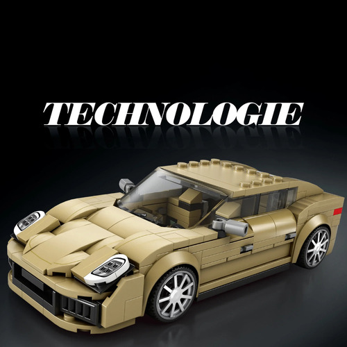 A Blocos De Construção De Cupê De Luxo, Modelo De Carro De