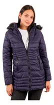 Comprar Chamarras Abrigos Mujer Negra Capucha Piel Gabardina Dama