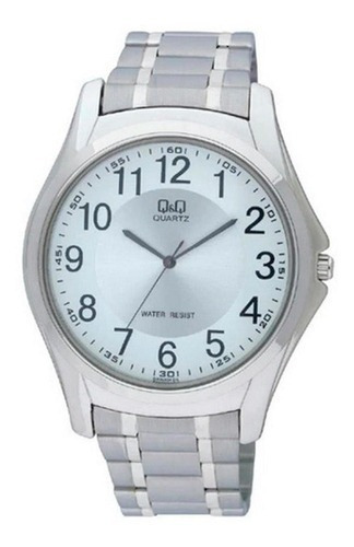 Reloj Para Hombre Q&q Q206j204 Q206j204y Plateado