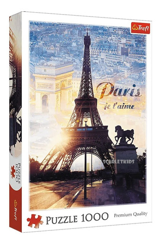 Puzzle Rompecabezas 1000 Piezas Trefl Paris At Dawn