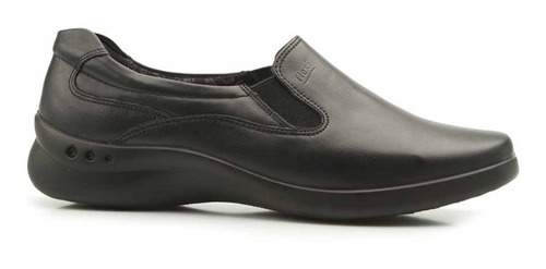 Zapato Mujer Flexi 48301 Negro Flat Agarre Ancho Adapta Gnv®