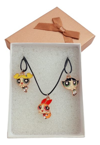 3 Collares Chicas Super Poderosas, The Powerpuff Girls
