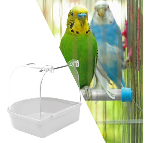 Caja De Baño Para Pájaros, Bañera De Baño Reutilizable