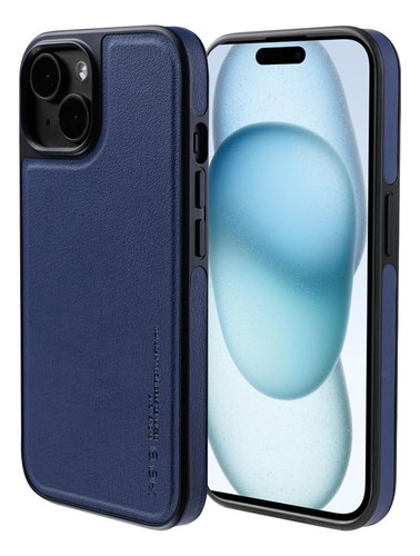 Case Tipo Cuero Magsafe Para iPhone 15 Pro Max Plus X-level