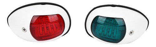 2pcs Lâmpada De Sinal Vermelho Verde Levou Navegação De Barc