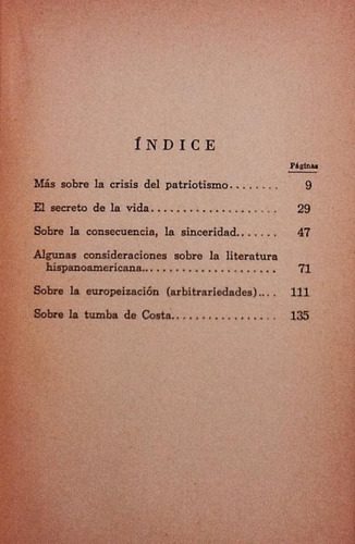 Consideraciones Sobre Literatura Hispanoamericana - Unamuno (Usado)