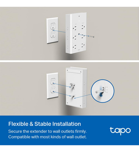 Tp-link Tapo Extensor De Enchufe Inteligente Con 3 Salidas