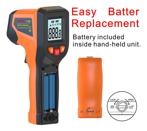 Termometro Digital Infrarrojo Industrial Laser -50° | 600°c