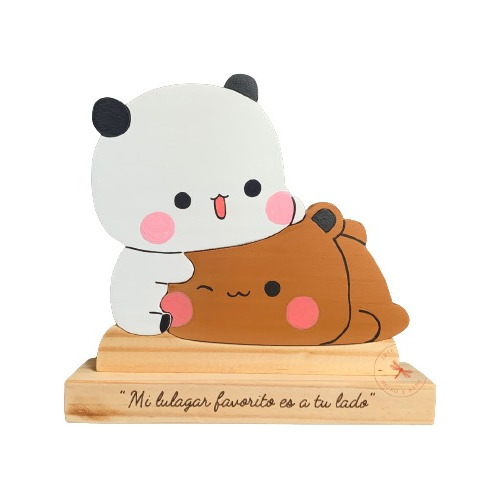 Tótem Kawaii De Madera Personalizado