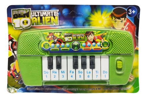 Piano Ben 10 Pianito Pequeño Didactico Musical Sonidos Tecla